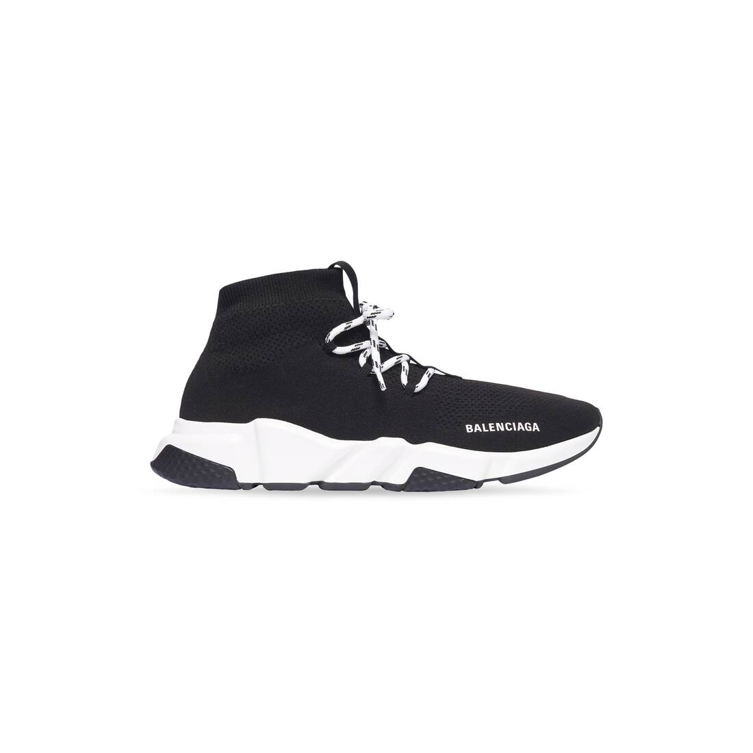 Women’s Speed Lace-up Sneaker in Black/white - Image 1